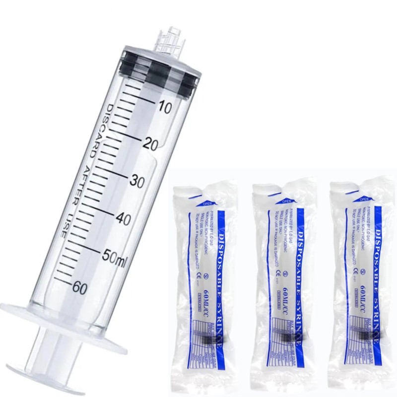 Baby Food Allergy Rash - 5-20Pcs 60ml Luer Lock Syringe No