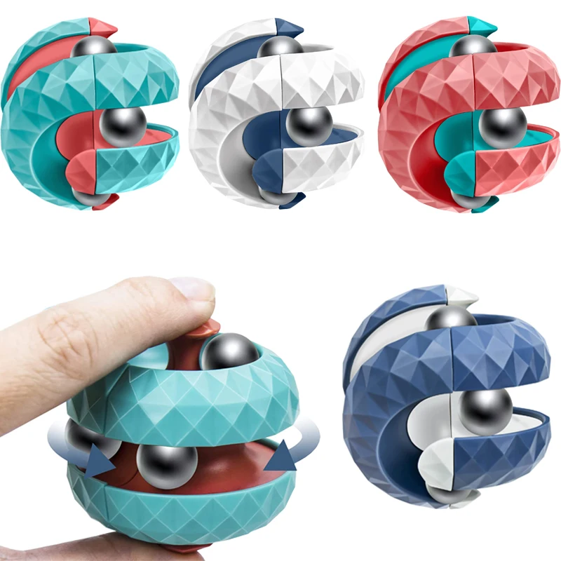 Baby Food Eat - Decompression Toy Children Orbit Ball Cube