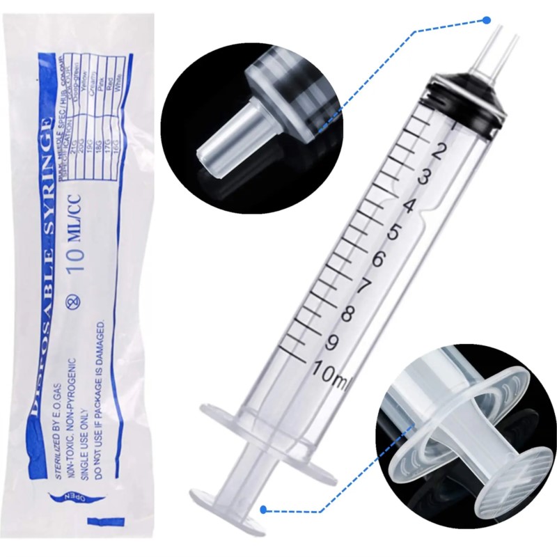 Baby Food Allergy Rash - 10-100PCS 10ml Plastic Luer Slip Syringe