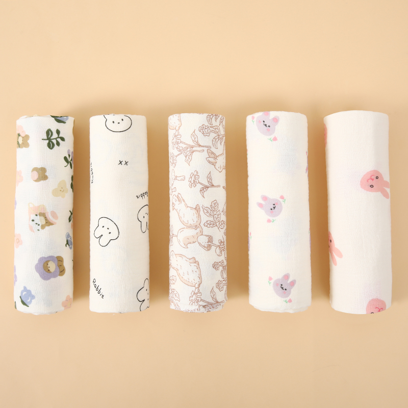 1 Piece of Baby Muslin Swaddle - Baby Puree Pouch 评论和价格