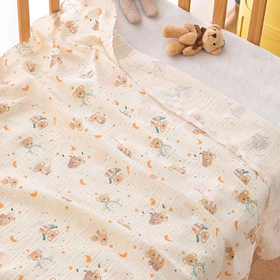 1 Piece of Baby Muslin Swaddle - Baby Puree Pouch 评论和价格