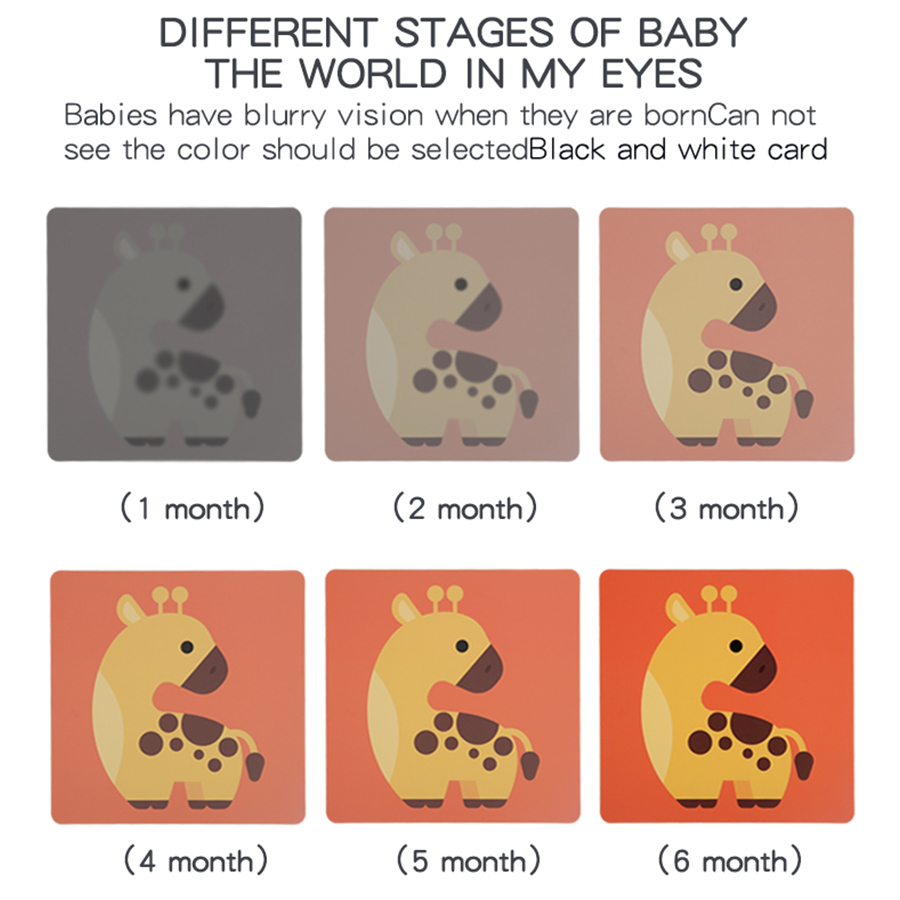 Baby Visual Stimulation Cards  - Baby Food Eat 评论和价格
