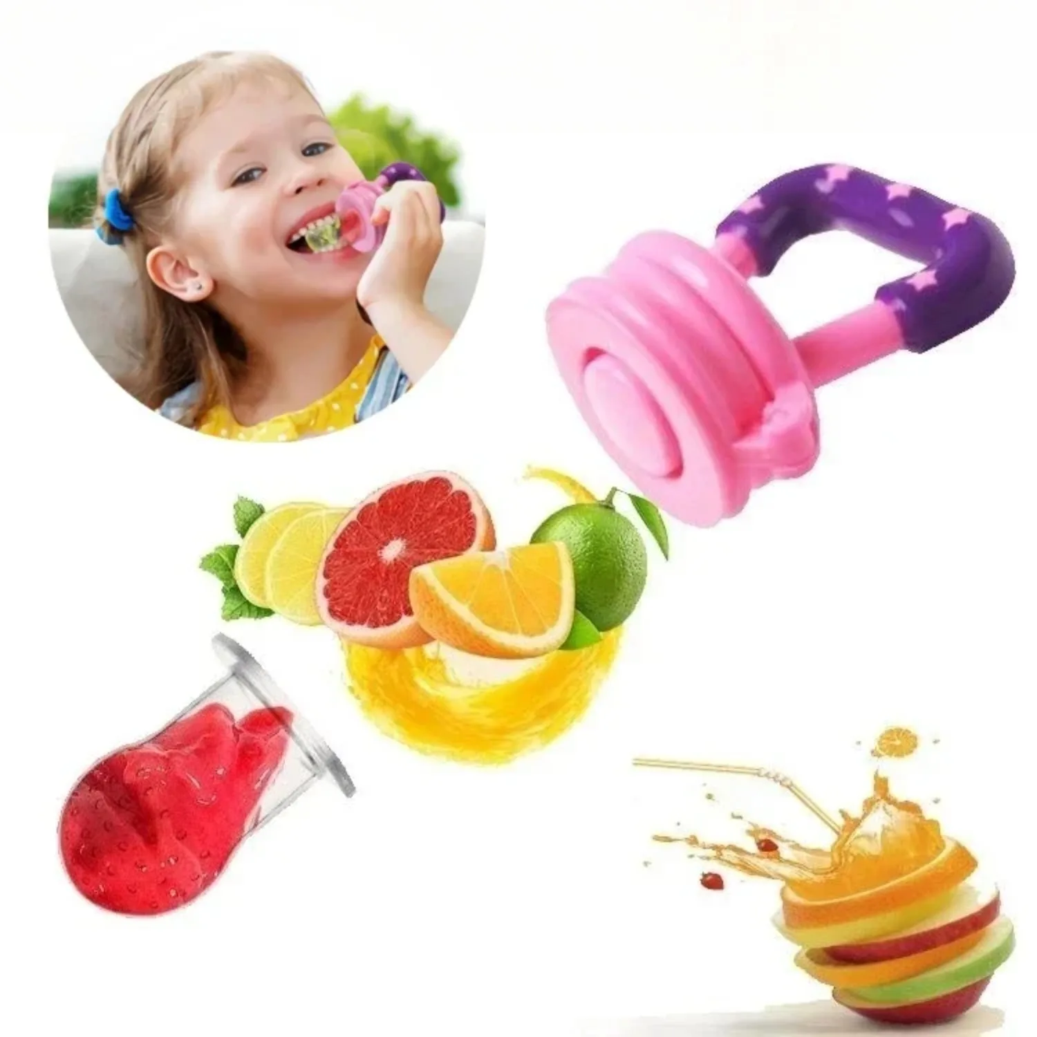 Baby Fruit Food Feeder/pacifie - Baby Food Ideas 评论和价格