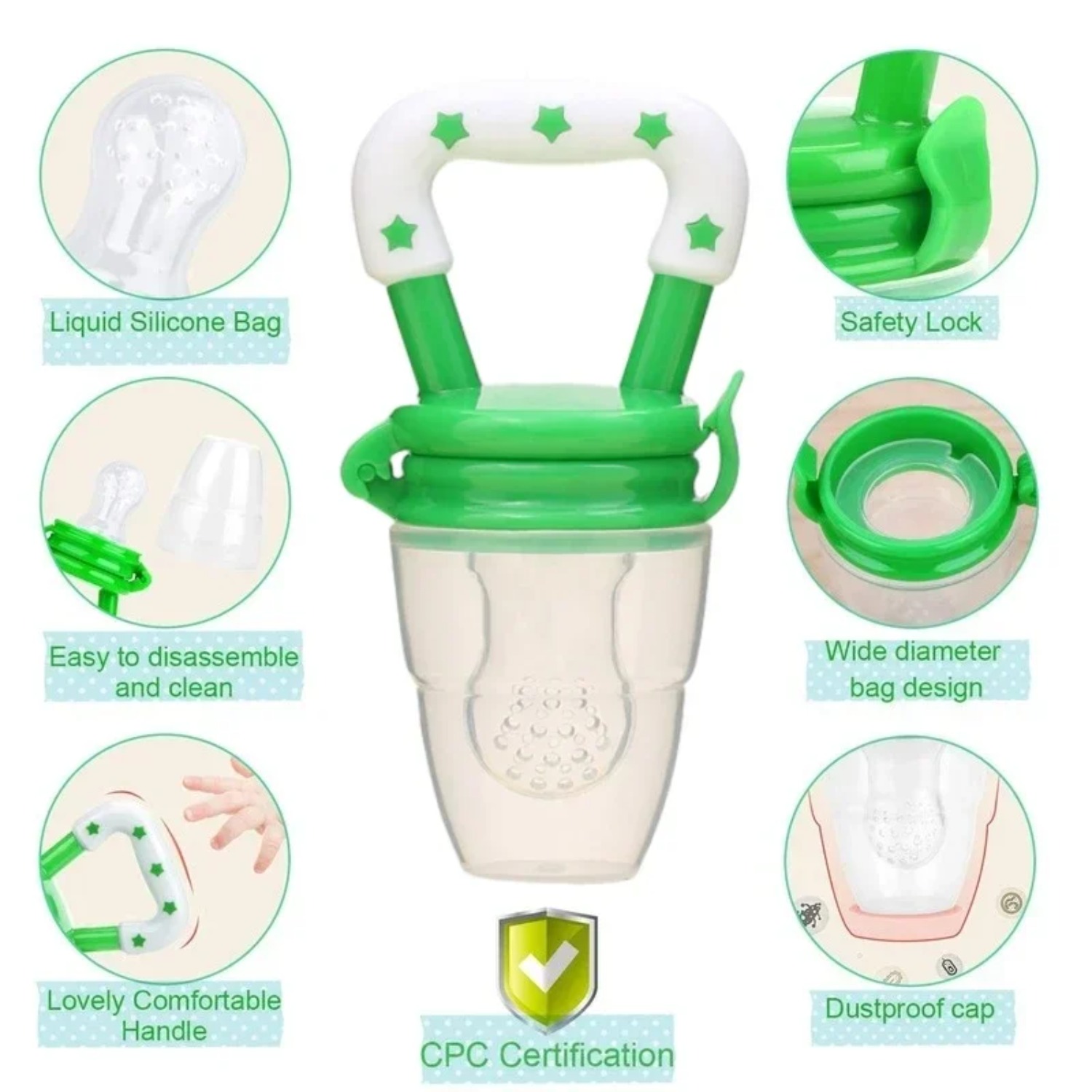 Baby Fruit Food Feeder/pacifie - Baby Food Ideas 评论和价格