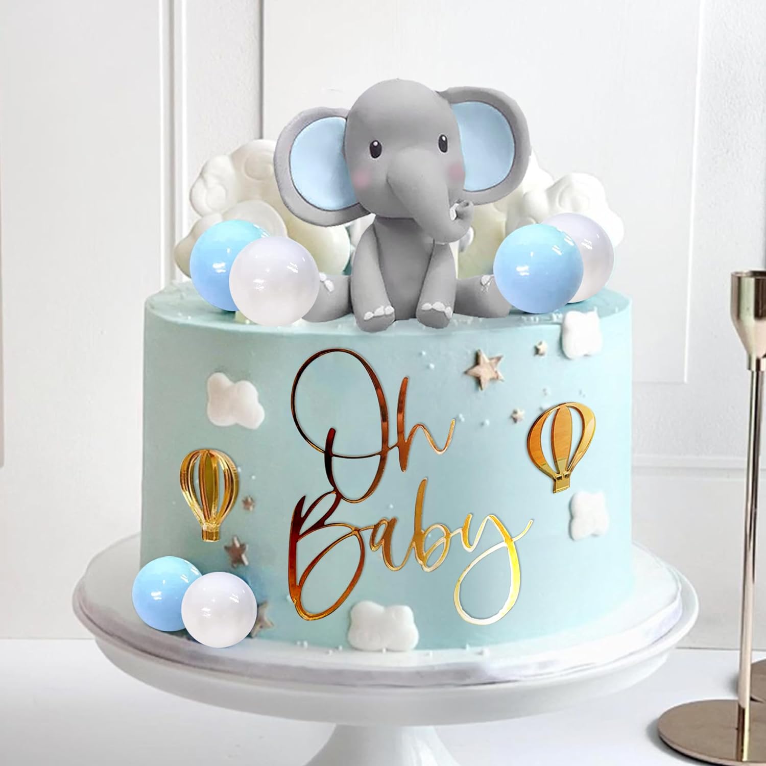 Elephant Cake Decoration Baby  - Baby Food Ideas 评论和价格