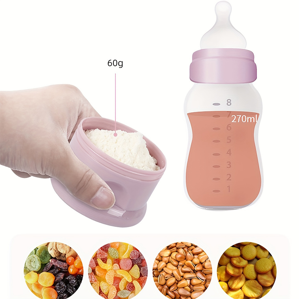 Large Capacity Baby Milk Powde - Puree Baby Food 评论和价格
