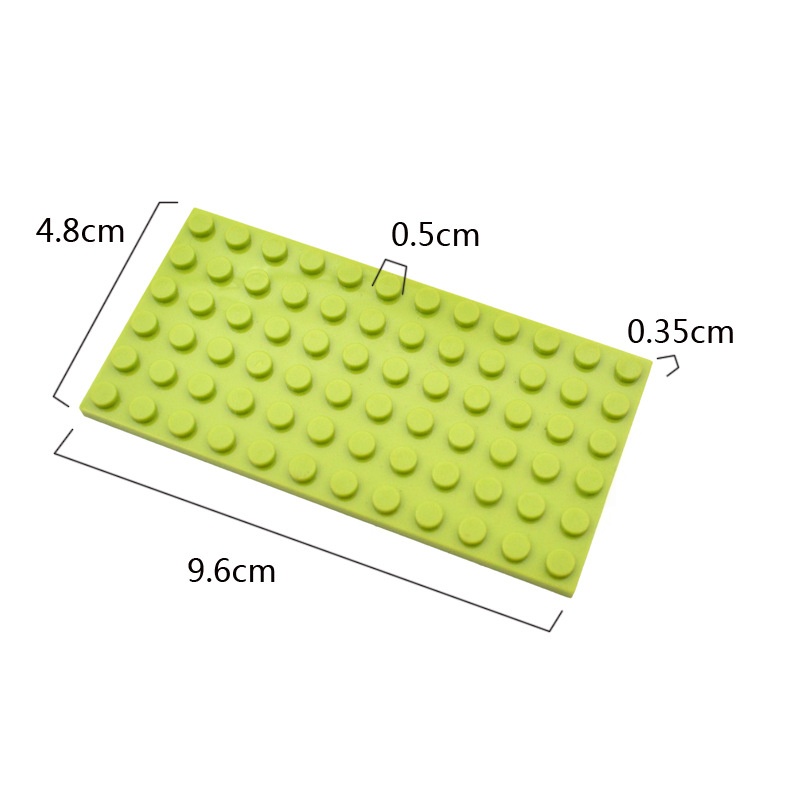 10PCS 6X12 Dots Base Plate Cla - Baby Food Eat 评论和价格