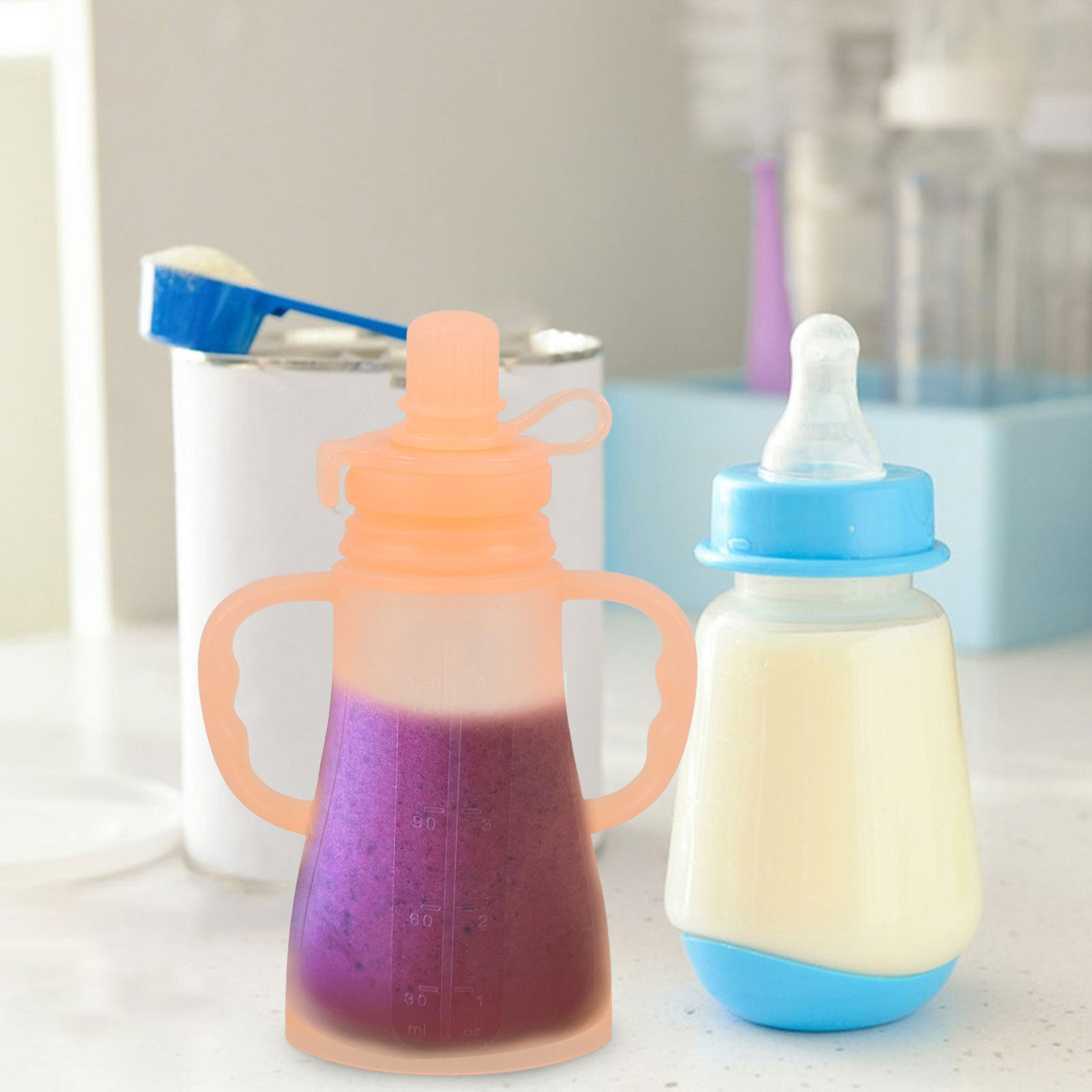 Silicone Baby Food Containers  - Baby Food Yogurt 评论和价格