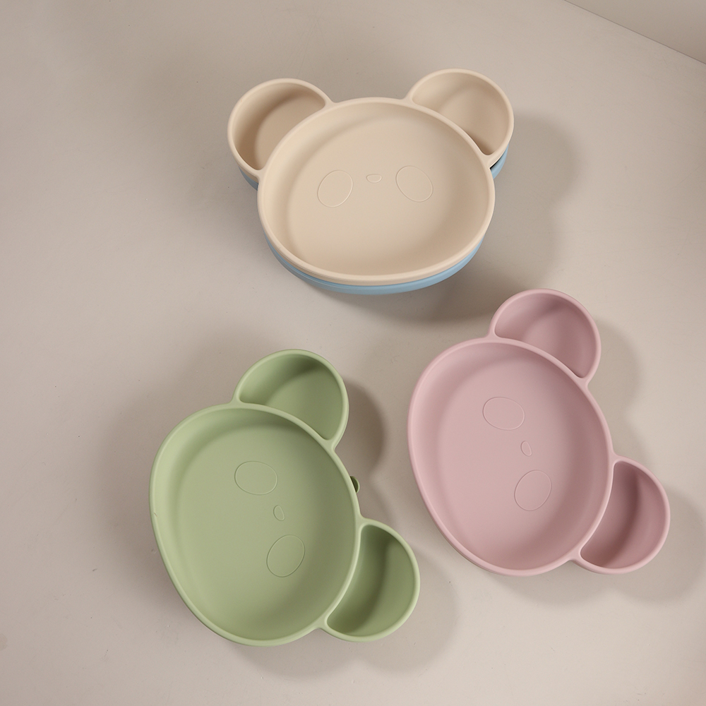 Panda Shaped Baby Feeding Plat - Baby Food Diary 评论和价格