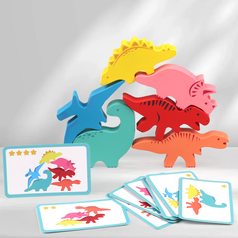 Wooden Balance Blocks Toys For - Baby Food Eat 评论和价格
