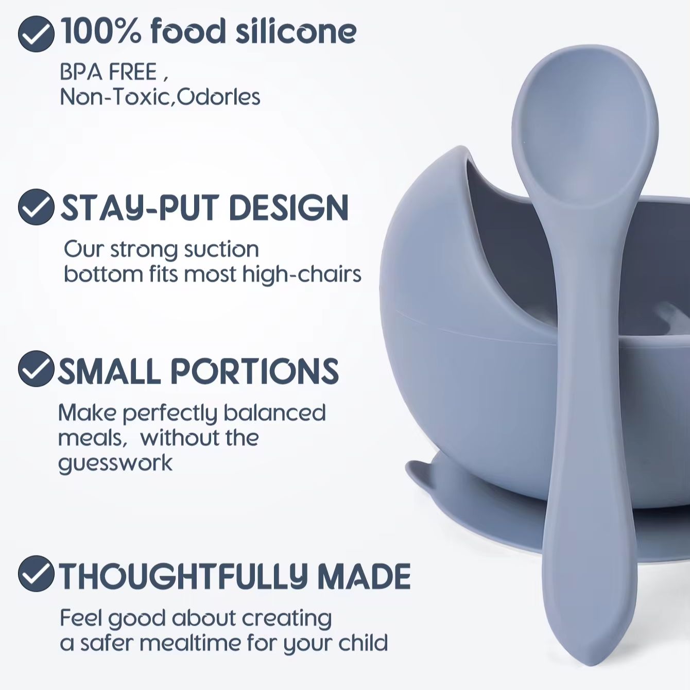 2PC Silicone Sucker Bowl Feedi - Baby Food Diary 评论和价格