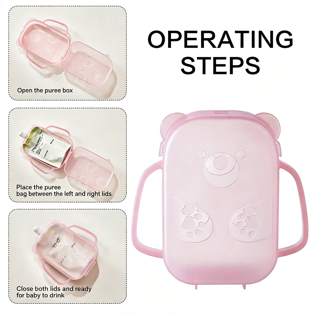 Squeeze Proof Pouch Holder Foo - Baby Puree Pouch 评论和价格