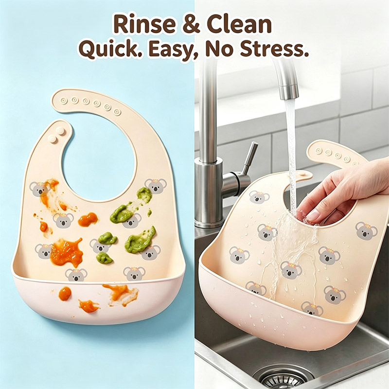 Silicone Baby Feeding Bib Wate - Baby Food Eat 评论和价格