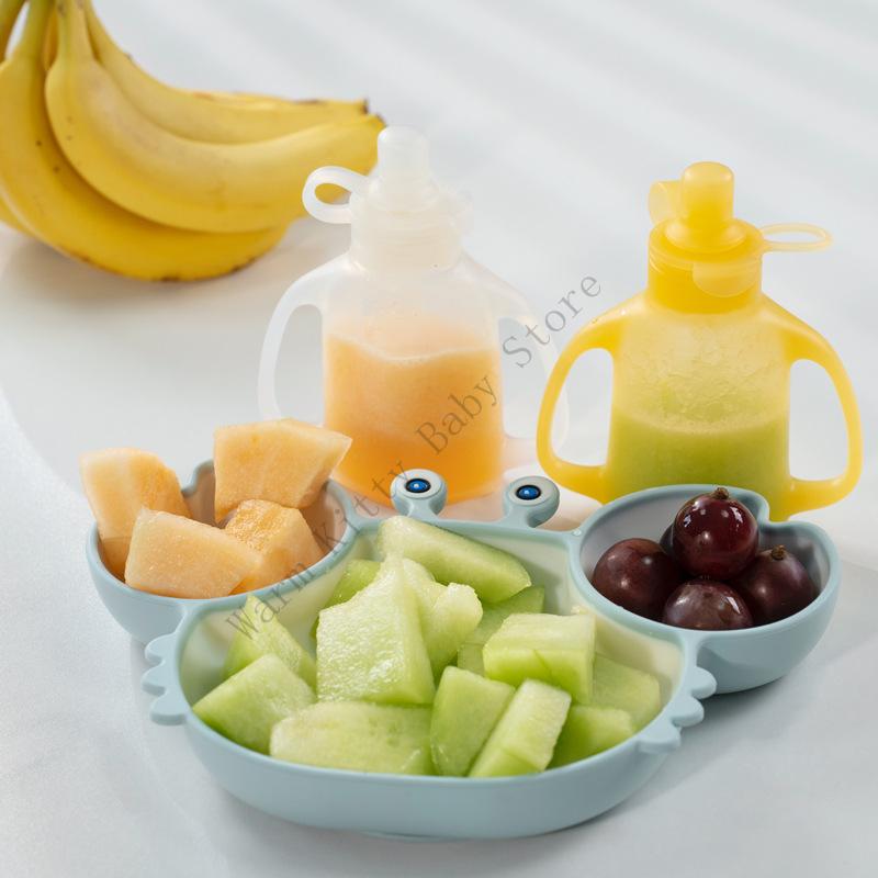 110ml Reusable SIlicone Baby B - Puree Baby Food 评论和价格