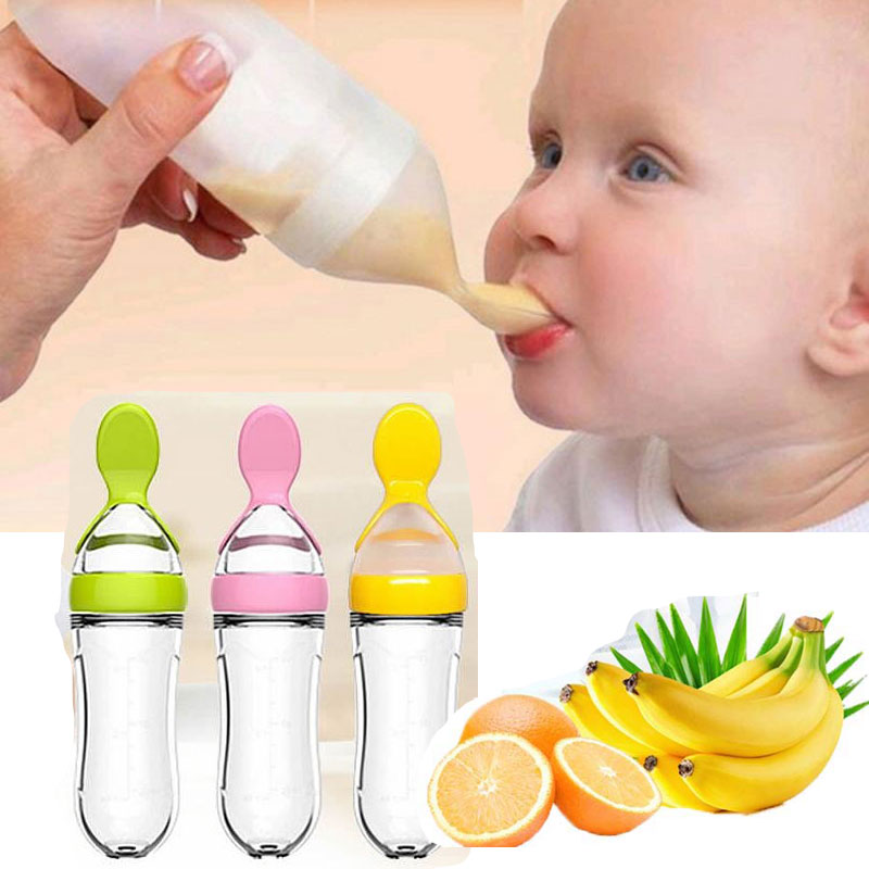 Hot Selling Baby Feeding Silic - Baby Food Dispensing Spoon 评论和价格