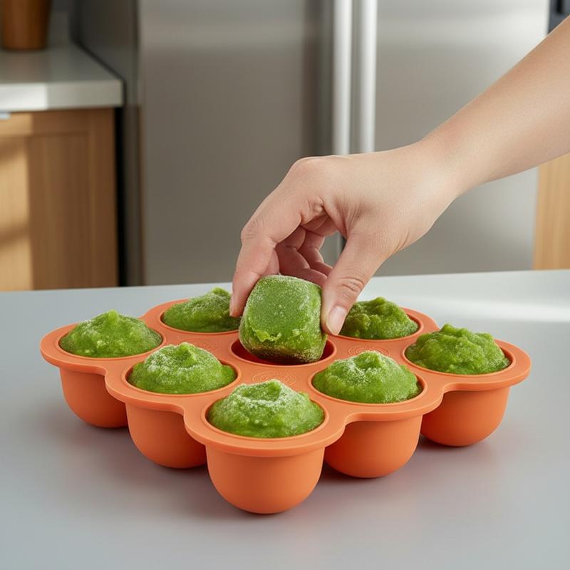 Baby Food Silicone Container 9 - Puree Baby Food 评论和价格