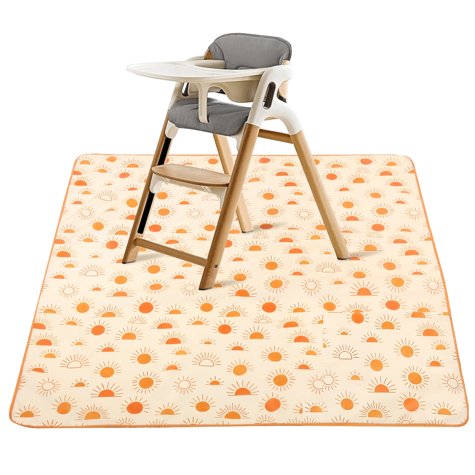Baby High Chair Splat Mat Dini - Highchair Splash Mat 评论和价格