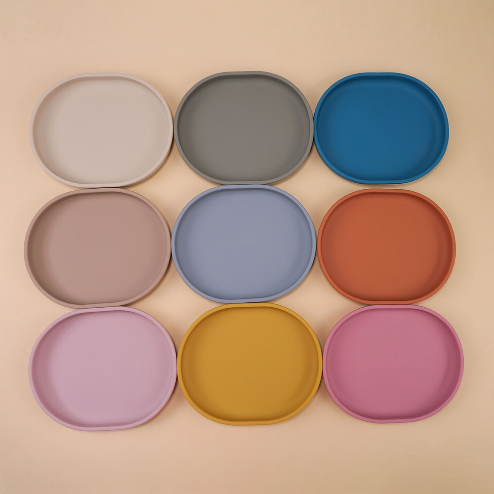 Baby Safe Silicone Dining Plat - Plate Suction Toddler 评论和价格