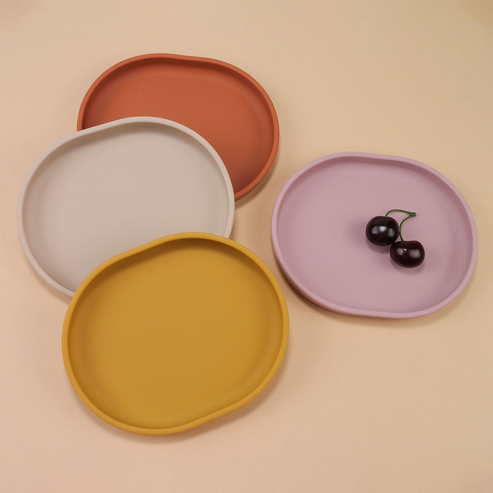 Baby Safe Silicone Dining Plat - Plate Suction Toddler 评论和价格
