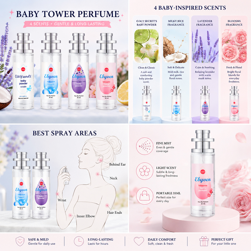 2pcs 35ml Baby Powder Perfume  - Puree Baby Food 评论和价格