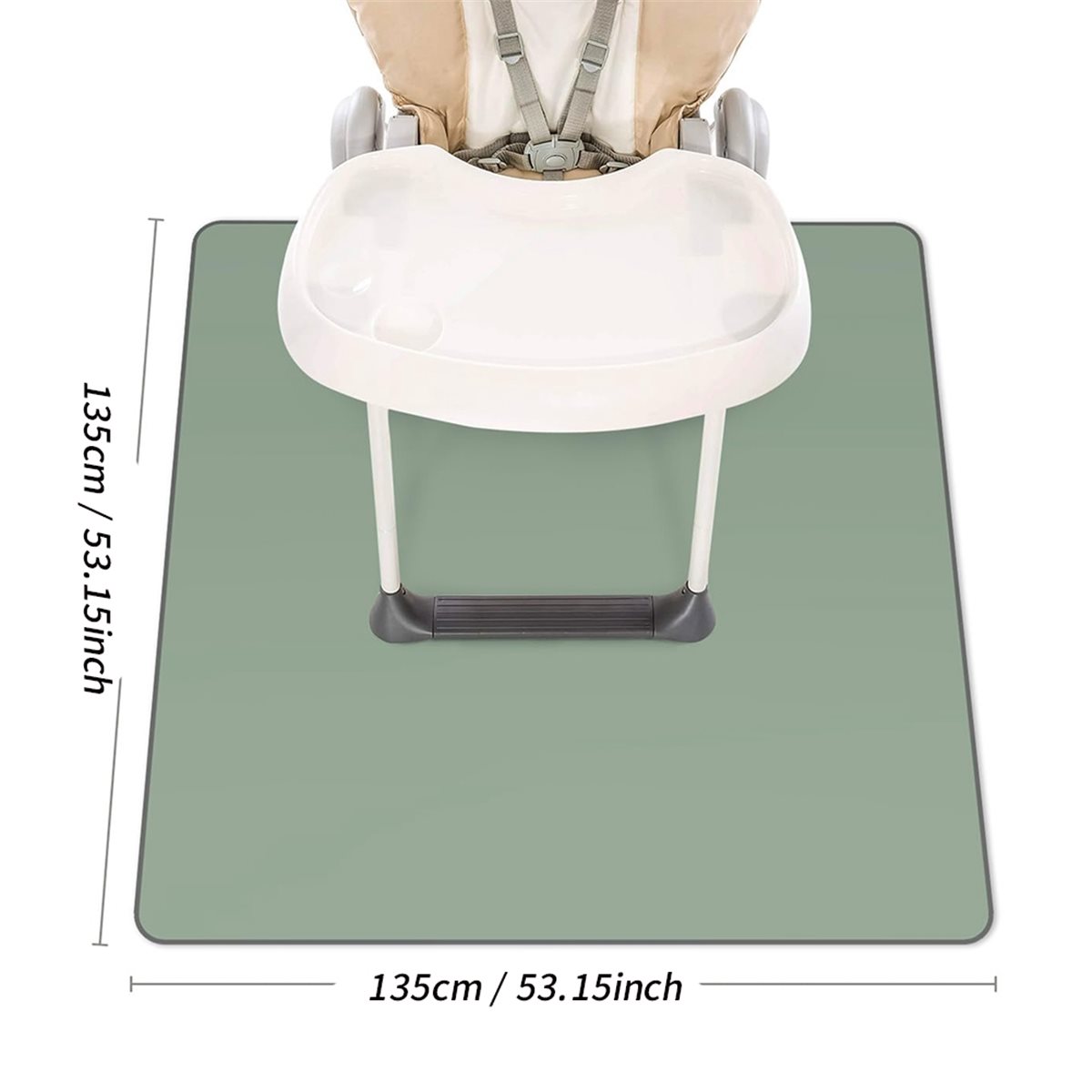 Big Discount Baby Splat Mat fo - Highchair Splash Mat 评论和价格