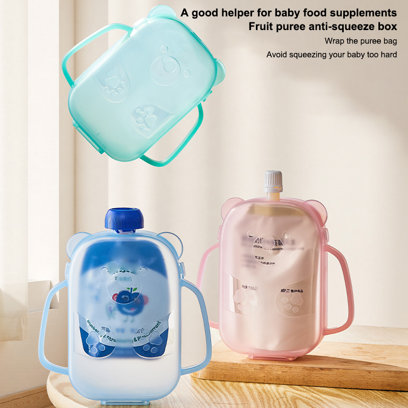 Food Pouch Holder Mess-Free Ba - Baby Puree Pouch 评论和价格