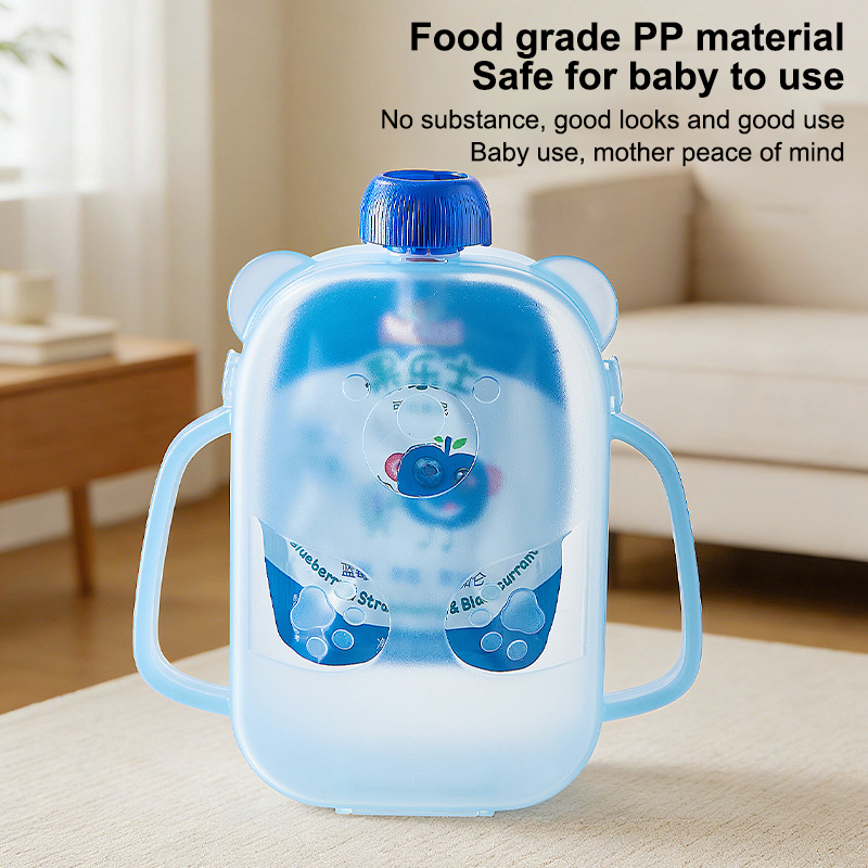Food Pouch Holder Mess-Free Ba - Baby Puree Pouch 评论和价格