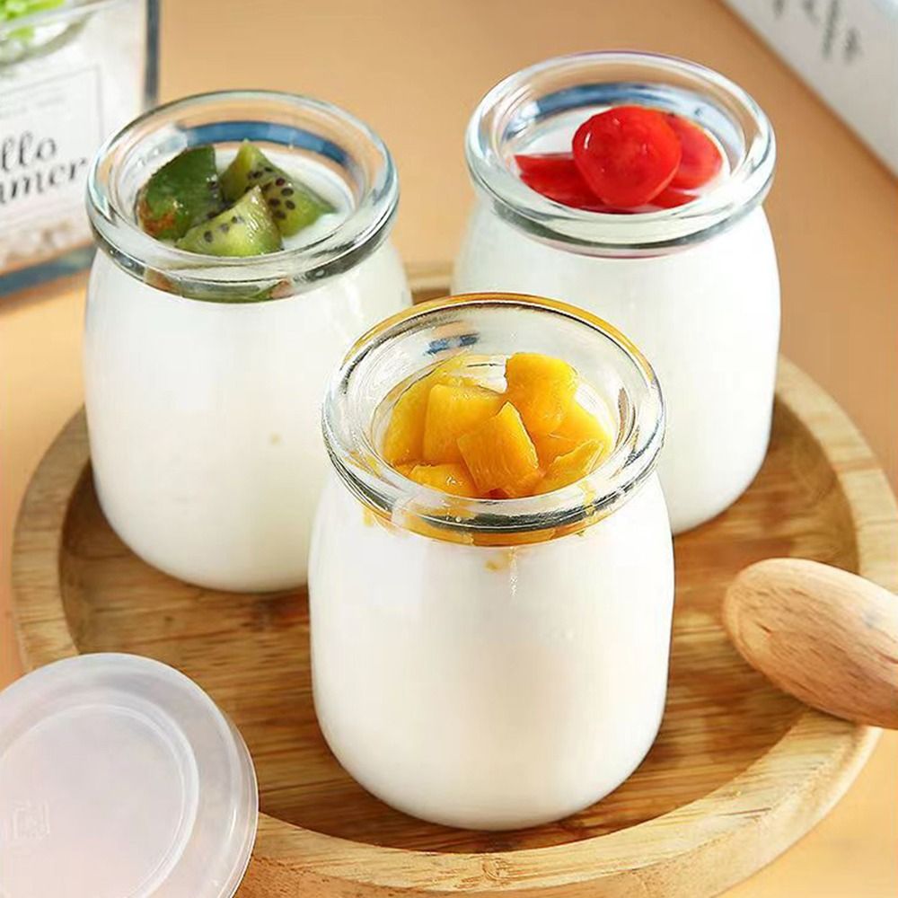 1PC 100/150/200ML Glass Storag - Baby Food Yogurt 评论和价格