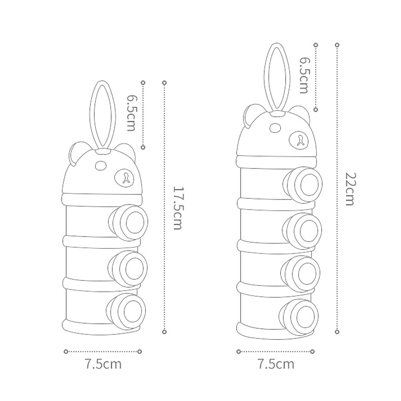 Storage Three/Four Tier Portab - Puree Baby Food 评论和价格