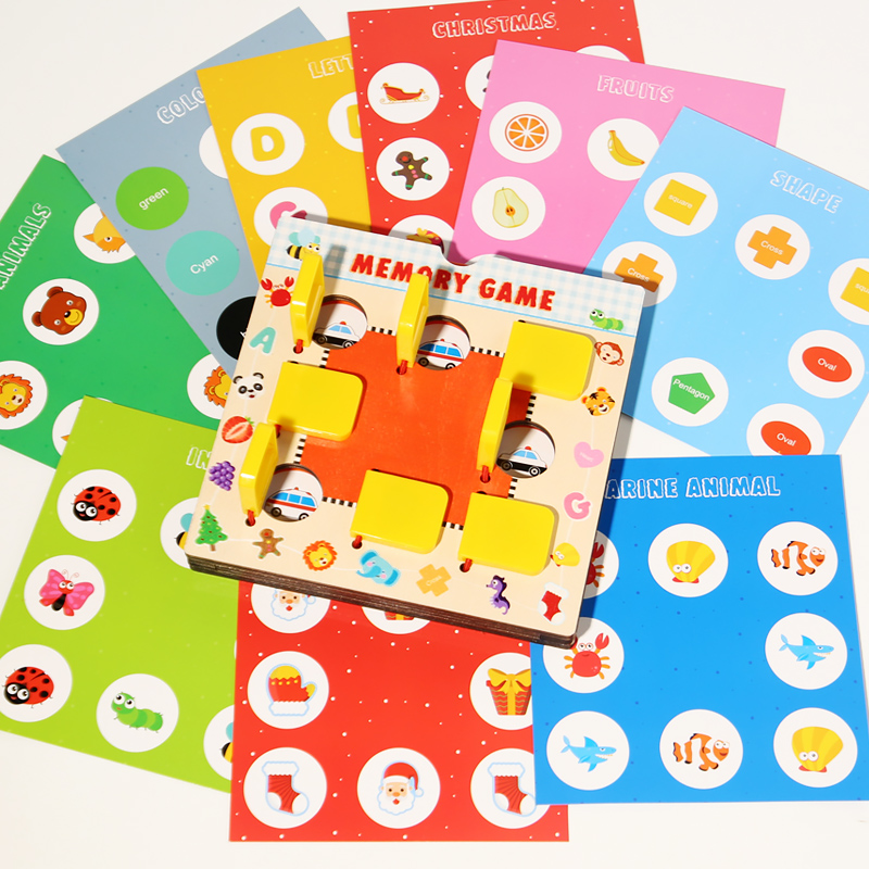 Wooden Memory Chess Toy For Ch - Baby Food Eat 评论和价格