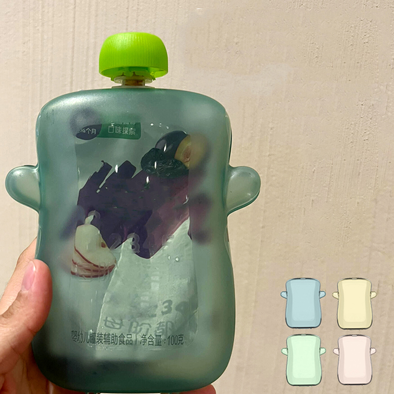 Self-Feeding Baby Food Pouch H - Baby Puree Pouch 评论和价格