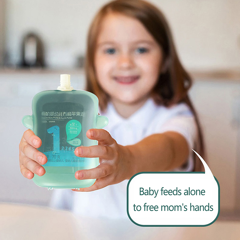 Self-Feeding Baby Food Pouch H - Baby Puree Pouch 评论和价格