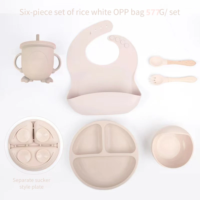6 PCS Baby Meal Set Silicone S - Baby Food Diary 评论和价格